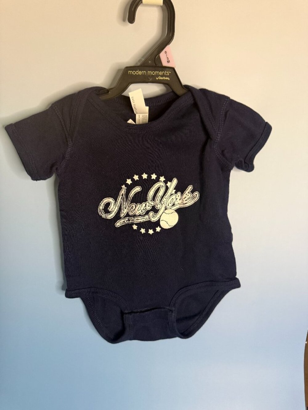 Rabbit Skins Brand 12 months New York bodysuit (004)
